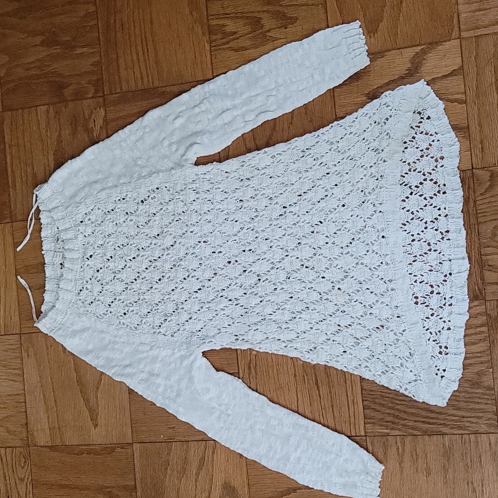 MOTH Crochet Sweater Size M